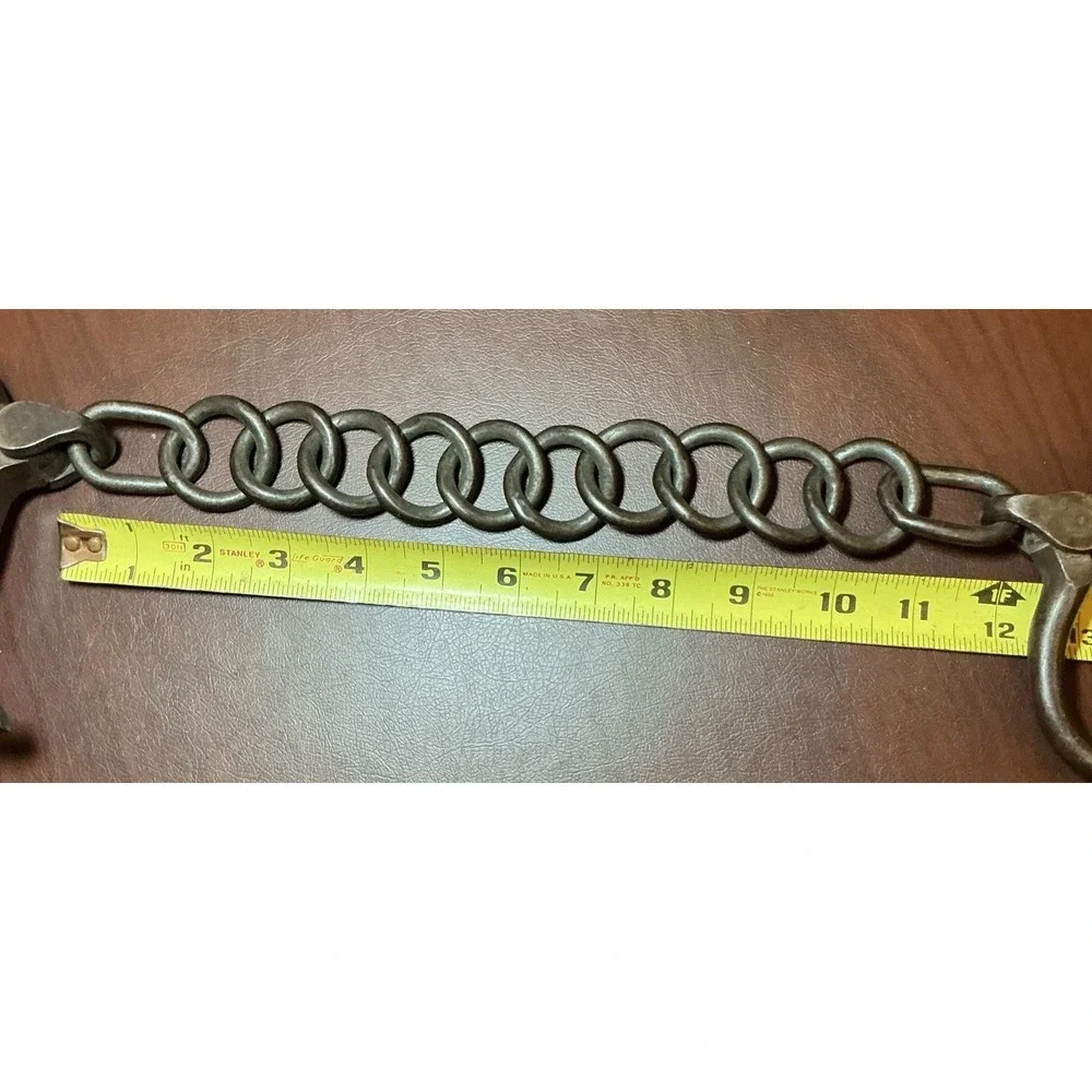 Vintage Iron Hand Forged Leg Shackles